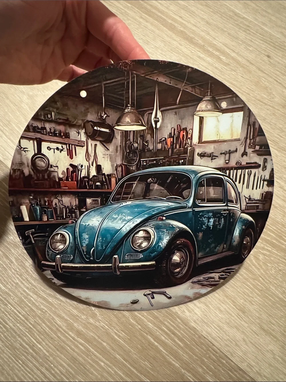 Blue Vintage Beetle Wall Decor NEW 🏷️